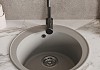 Мойка для кухни D48 круглая серая матовая Teymi Lina Smart T120105 № 5