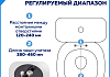 Сиденье для унитаза Teymi S40801 (совместимо T40801; T40803) быстросъемное, дюропласт, микролифт № 9