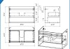 Фасад для тумбы в ванную 80 см Teymi Vitra цвет белый T60414 T60414 № 4