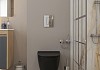 Комплект 3 в 1 инсталляция Grohe Rapid SL + Унитаз подвесной Teymi Lina Pro Vortex Black + кнопка хром F18123 № 18