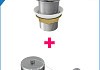 Донный клапан Teymi для раковины без перелива, белый, веревка для сушки одежды в комплекте F10084 № 15