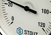 SIM-0001-807515 STOUT Термометр биметаллический с погружной гильзой. Корпус Dn 80 мм, гильза 75 мм 1/2" № 5