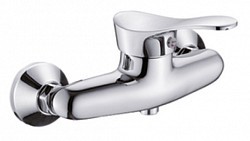 Превью фото Смеситель для душа Potato P20214 одноручковый, хром, картридж 35 мм, со шлангом и лейкой № 1