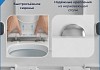 Инсталляция с унитазом комплект 5 в 1 Teymi унитаз подвесной безободковый Helmi PP Vortex кнопка черная / хром F16524 № 11