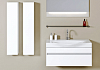 Мебель для ванной Aqwella 5 stars Bergamo 100 белом цвете