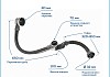 Слив-перелив для ванны полуавтомат черный Teymi Laina T140112 № 11