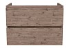 Тумба подвесная с раковиной для ванной 70 см Laina дуб темный раковина Ritta 70 F16039 № 6