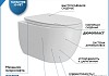 Инсталляция с унитазом комплект 7 в 1 Teymi унитаз подвесной безободковый Lori Vortex кнопка хром F15787 № 10