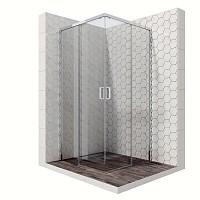 Превью фото Душевое ограждение Ambassador Queen 11011105 1000x1000x2000 № 1