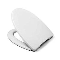 Превью фото Сиденье Haro Фьель, дюропласт, белое, с микролифтом, с крепежом С4503Н № 1