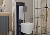 Комплект инсталляция Teymi Rapid SL с кнопкой GROHE оружейная сталь + унитаз Solli Pro F17926 № 14