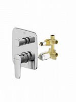 Превью фото Встраиваемый смеситель 3-функц Bravat Source PB8173218CP-3 - D969CP-B № 1