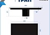 Трап для душа под плитку с сухим затвором вертикальный выпуск Teymi Aina 10х20 черный T90350 № 15