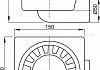 Трап для душа AlcaPlast APV15 150 x 150/50 № 2