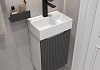 Фасад для тумбы в ванную 36см Teymi Оли цвет графит волна T60957 T60957 № 4