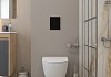 Комплект инсталляция Teymi Rapid SL с кнопкой GROHE черная унитаз ТОРНАДО подвесной безободковый Lina Vortex 3 пок F17810 № 17