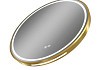 Зеркало настенное с подсветкой в ванную круглое Teymi Lina Supernova Gold D60 LED сенсор антипар T20121 T20121 № 28