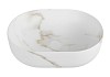Раковина для ванной накладная Teymi Solli 48 artceramic цвет мрамор белый матовый T50386 № 8