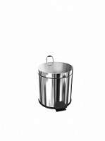 Превью фото Ведро для мусора с педалью Teymi Solli, 3 литра, хром T90221 № 1