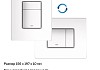 Комплект инсталляция Teymi Rapid SL с кнопкой GROHE белая + унитаз Lina S Black F17487 № 2
