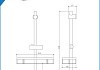 Коллекция Teymi 2 в 1: смеситель универсальный Lori + душевая штанга Solli F11656 № 24