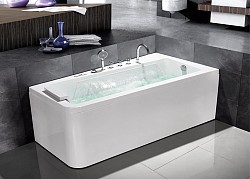 Превью фото Акриловая ванна Grossman GR-17095L с гидромассажем 95x170x58 № 1