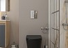 Комплект 3 в 1 инсталляция Grohe Rapid SL + Унитаз подвесной Teymi Solli Black + кнопка хром F18112 № 17