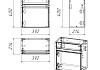 Тумба подвесная Teymi Mikra 40, белая, для раковины Сантек Миранда 40 T60719 T60719 № 11