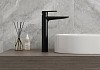 Смеситель для раковины высокий черный матовый Teymi Kati T10218 № 4