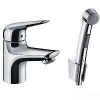 Превью фото Смеситель для биде Hansgrohe Novus 71144000 с гигиеническим душем № 1