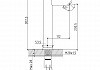 Смеситель для раковины Teymi Solli Black высокий, черный матовый T10252 № 11