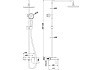 Душевая колонна со смесителем для ванны Bravat F6335369CP-A-RUS № 7