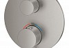 Внешняя часть термостатического смесителя для душа Grohe Atrio с переключателем на 2 положения: душ/ручной душ, суперсталь 24135DC3