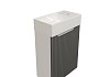 Фасад для тумбы в ванную 40см Teymi Бьёрке цвет графит волна T60947 T60947 № 6