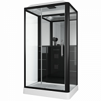 Превью фото Душевая кабина Grossman GR-227 L 120x90 см черная № 1