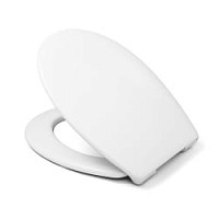 Превью фото Сиденье Haro Перка, с микролифтом, быстросъёмное, термопласт, белое № 1