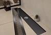 Трап для душа с сухим затвором вертикальный выпуск Teymi Helmi 10х60 c решеткой черный T90332 № 6