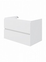 Превью фото Тумба подвесная для ванной 80 см Teymi Laina корпус белый фасад матовый белый T60805 № 1