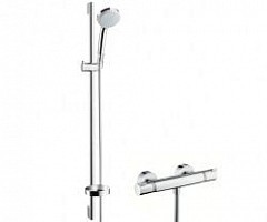 Превью фото Термостат с душевым набором Hansgrohe Croma 100 27033000 № 1