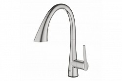 Превью фото Смеситель для кухни 1/2“ Grohe Zedra Touch сенсорный однорычажный, суперсталь 30219DC2 № 1