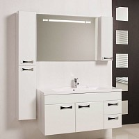 Превью фото Комплект мебели для ванной Акватон Диор 120 белая № 1