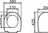Крышка-сиденье VitrA Arkitekt 800-003-001 петли хром № 2