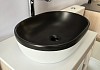 Раковина для ванной накладная Teymi Solli 48 Duo artceramic цвет черно-белый матовый T50388 № 12