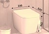 Комплект 3 в 1 инсталляция Grohe Rapid SL + Унитаз подвесной Teymi Helmi Pro Vortex + кнопка хром F17142y № 7