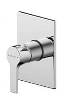 Превью фото Смеситель встраиваемый в стену Bravat Prolate (1-функц) № 1