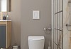 Комплект инсталляция Teymi Rapid SL с кнопкой GROHE белая + унитаз ТОРНАДО Lori Media Vortex F17594 № 17