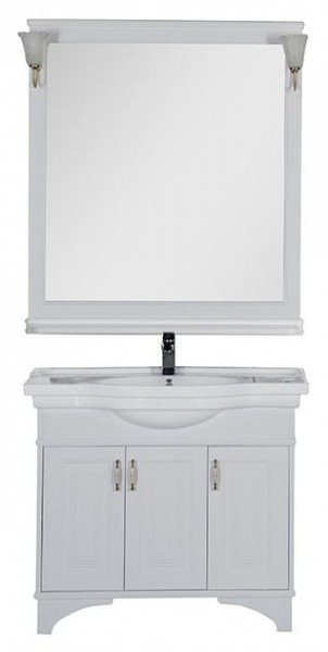 Комплект мебели для ванной Aquanet Валенса 100 белая 180453