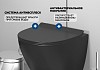 Комплект инсталляция Teymi Rapid SL с кнопкой GROHE золото глянец + унитаз ТОРНАДО Lina Pro Vortex Black F17519 № 7