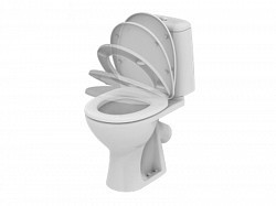 Превью фото VidimaУнитаз-компакт Сириус Элеганс косой выпуск, микролифт W917661 № 1