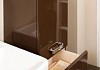 Комплект мебели для ванной Акватон Америна 70 темно-коричневая  № 6